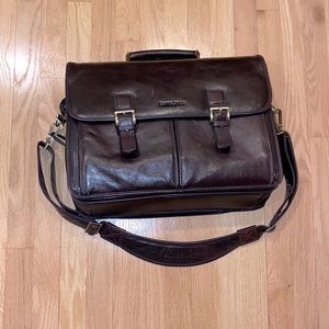 Leather Samsonite Laptop Briefcase